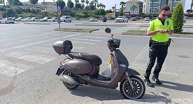 Manavgat'ta motosiklet kazası: 1 yaralı