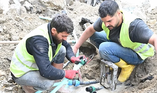 Manisa Demirci'de altyapı seferberliği sürüyor