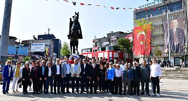 Manisa'nın ilçelerinde 19 Mayıs coşkusu