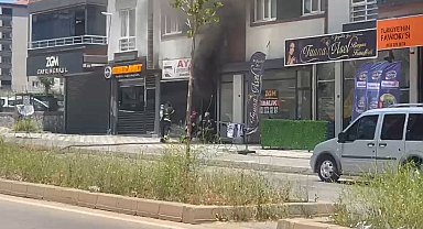 Marangoz dükkanında çıkan yangın korkuttu