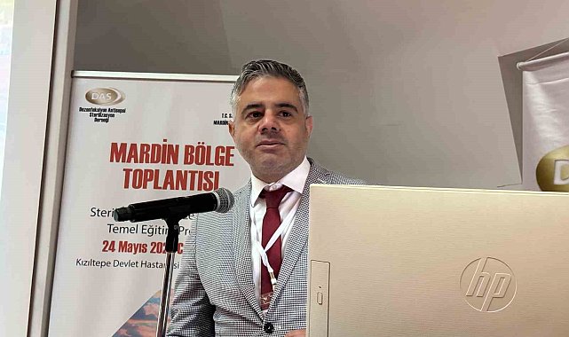 Mardin'de 350 sağlık çalışanının katılımı ile sterilizasyon ve dezenfeksiyon eğitimi verildi
