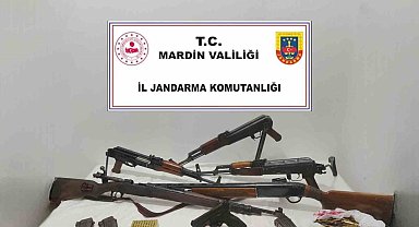 Mardin'de silah ve mühimmat kaçakçılarına operasyon: 1 gözaltı