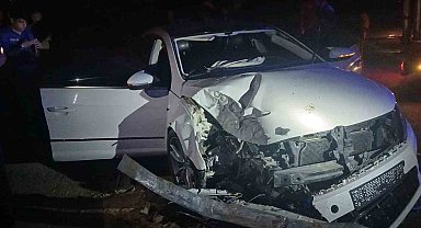 Mardin'de trafik kazası: 1 yaralı