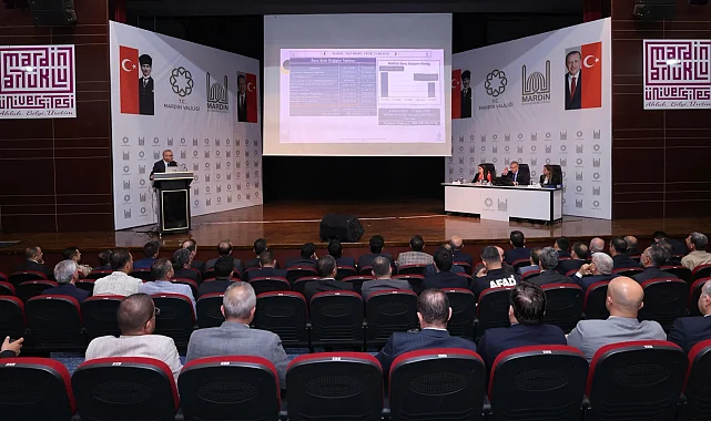 Mardin'de 61,8 milyar TL'lik projeler masaya yatırıldı