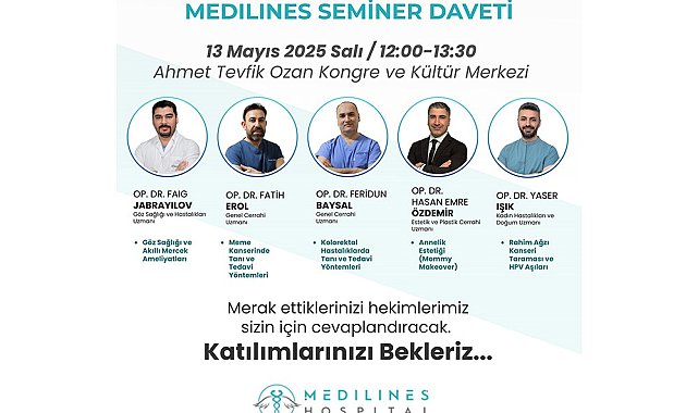 Medilines Hospital'dan Elazığ'da dev seminer