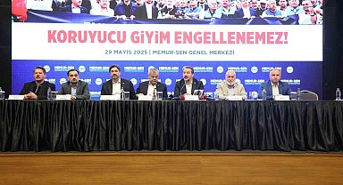 Memur-Sen Genel Başkanı Yalçın: "Beş hizmet kolumuzu ilgilendiren koruyucu giyim kazanımımız birçok kurumda verilemiyor"