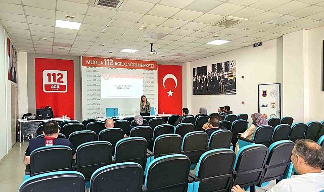 Menteşe Sosyal Hizmet Merkezi'nden 112 personeline eğitim