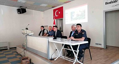 Mersin Mut'ta orman yangınlarıyla mücadele toplantısı