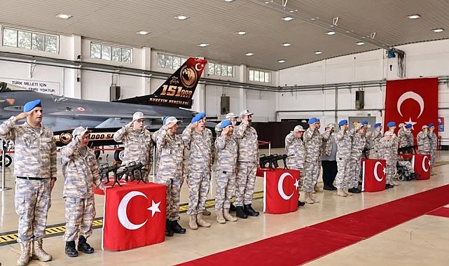 Merzifon 5. Ana Jet Üssü'nde engelliler bir günlük temsili askerlik yaptı