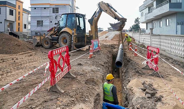 MESKİ Tarsus'ta yeni yerleşim bölgelerine atık su altyapısı kazandırdı