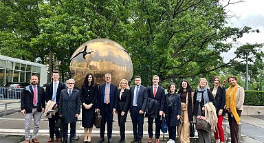 MHP Erzurum Milletvekili Kamil Aydın New York'ta temaslarına devam ediyor