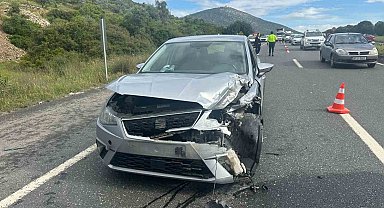 Milas'ta trafik kazası: 2 yaralı