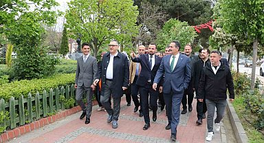 Milletvekillerinden Taşova'da yatırım incelemesi