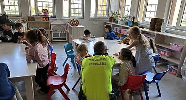 Minik yürekler emniyetle buluştu: Öğrencilere polislik mesleği tanıtıldı