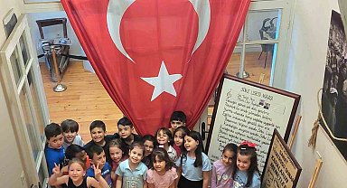 Minik ziyaretçilerden 'Söke Kent Müzesi'ne yoğun ilgi