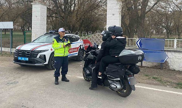 Motosiklet kazalarına jandarmadan eğitimli mücadele