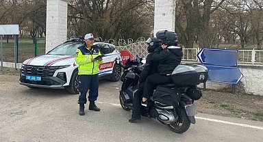Motosiklet kazalarına jandarmadan eğitimli mücadele
