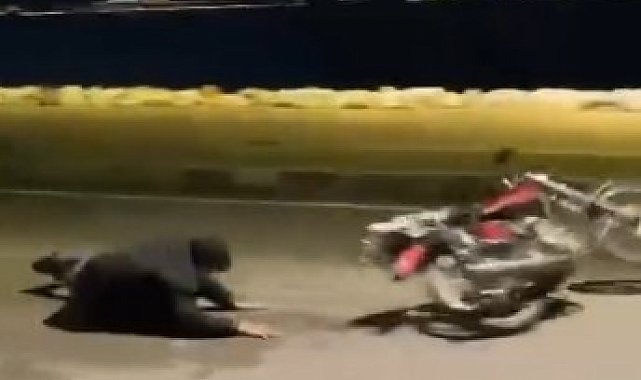 Motosiklet şovu kötü bitti