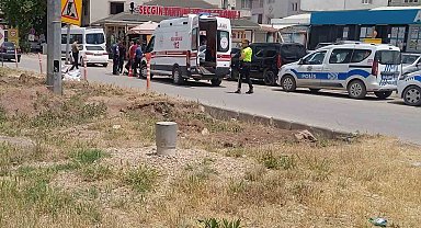 Motosiklet yayaya çarptı: 1 yaralı