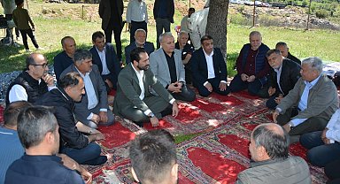 Mücahit Arınç, Demirci'de mahalle hayırlarına katıldı