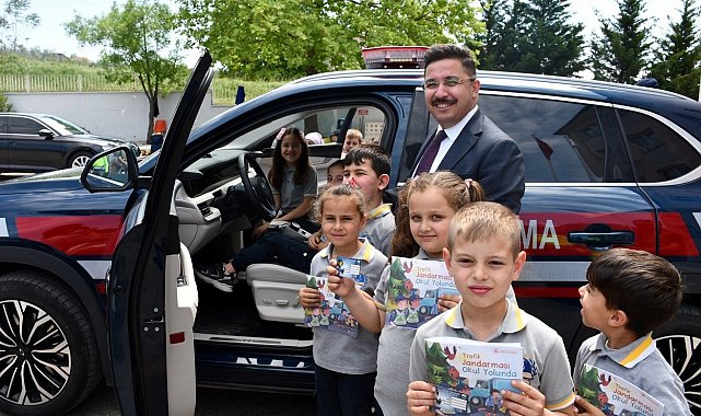 Mudanya Kaymakamı Terzi'den Hasköylü miniklere trafik bilinci