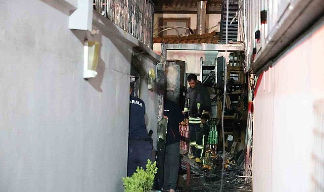 Muğla'daki restoranda çıkan yangın söndürüldü
