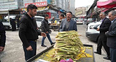 Muş'ta 'yayla muzu' tezgahlarda yerini aldı