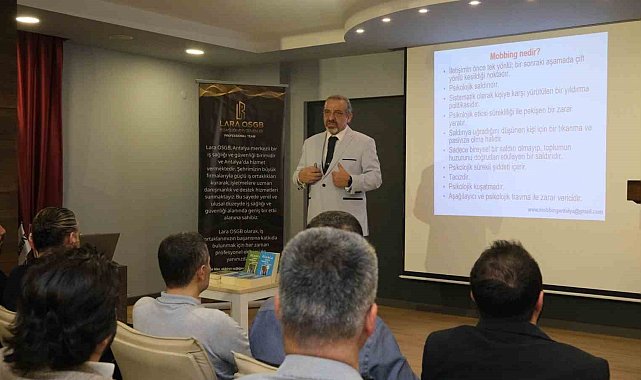MÜSİAD Antalya'da iş güvenliği ve mobbing konusu ele alındı