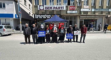 Muşlu anneler evlat nöbetine devam ediyor