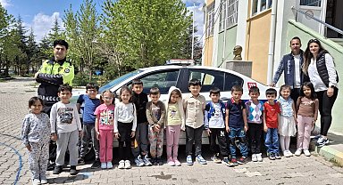 Niğde'de öğrencilere trafik eğitimi verildi