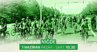 Niğde'de pedallar sağlık için dönecek