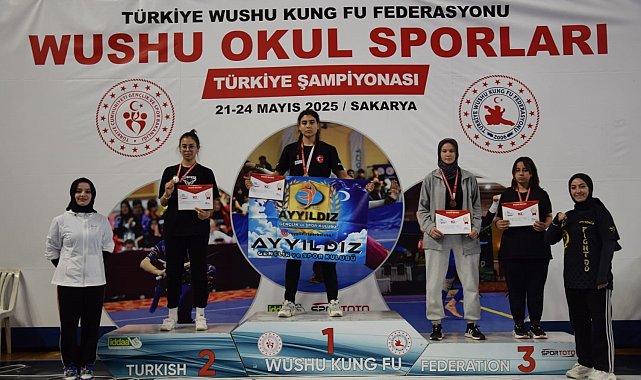 Niğdeli Wushu sporcularından Türkiye Şampiyonası'nda üç madalya
