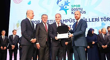 NÖHÜ, Türkiye'nin ilk "Spor Dostu Kampüs" unvanı alan üniversitelerinden oldu