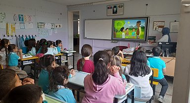Öğrencilere Kırım Kongo Kanamalı Ateşi ve el hijyeni eğitimi