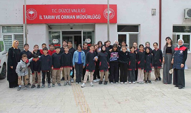 Öğrencilere tarımın ve doğal kaynaklarının önemi anlatıldı