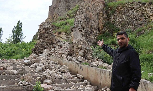 Oltu Kalesi yıkılma tehlikesiyle karşı karşıya