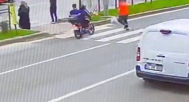 Ölümlü motosiklet kazasının görüntüleri ortaya çıktı