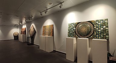 OMÜ'de "dokunuşlar" sergisi