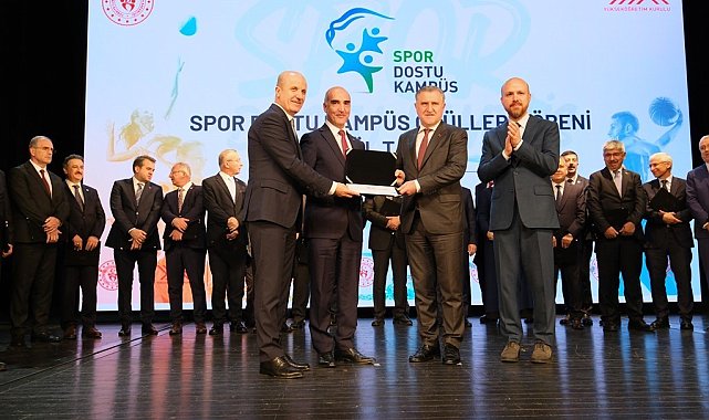 OMÜ'ye "Spor Dostu Kampüs" ünvanı