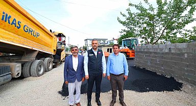 Onikişubat'ta 3 mahalleye 55 milyon liralık asfalt