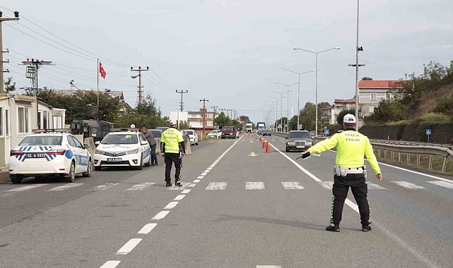 Ordu'da bir haftada 17 bin araç ve sürücüsü denetlendi