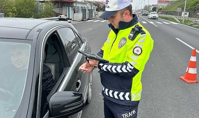 Ordu'da bir haftada yaklaşık 19 bin araç ve sürücü denetlendi