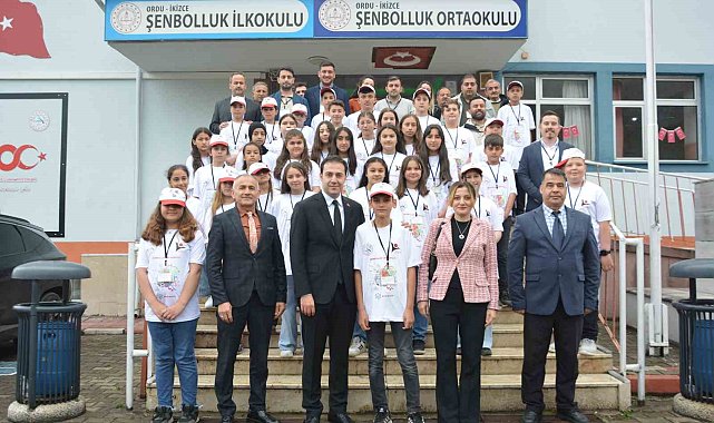 Ordu'da öğrencilerden 'geçmişten geleceğe' bilim şenliği