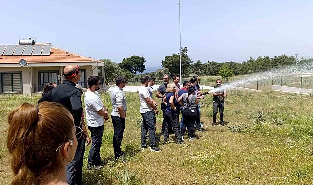 Orman ekiplerinden, 'Orman yangınlarını önleme' eğitimi
