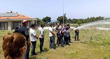 Orman ekiplerinden, 'Orman yangınlarını önleme' eğitimi