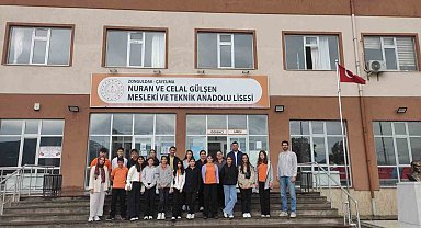 Ortaokul öğrencilerinden teknik gezi