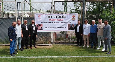 Osman Yozgat UEFA C Lisans Antrenör Eğitim Programı Kayseri'de başladı