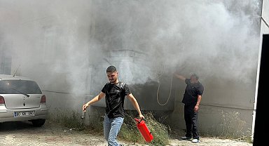 Osmaniye'de evde çıkan yangın paniğe neden oldu