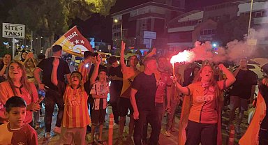 Osmaniye'de Galatasaray'ın şampiyonluk coşkusu zirve yaptı