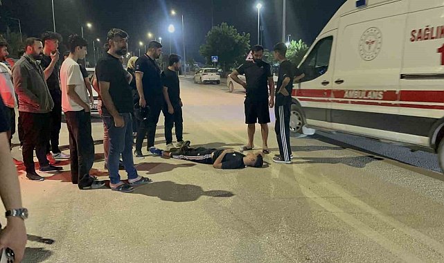 Otomobil ile motosiklet çarpıştı: 1 yaralı
